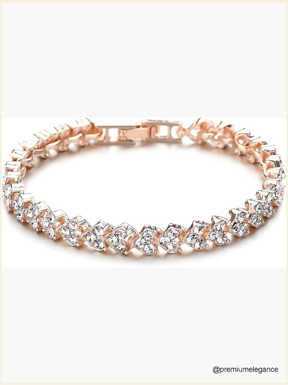 Tennis Bracelet for Women - Full Zircon Sparkle Slim Stackable Dainty Luxury